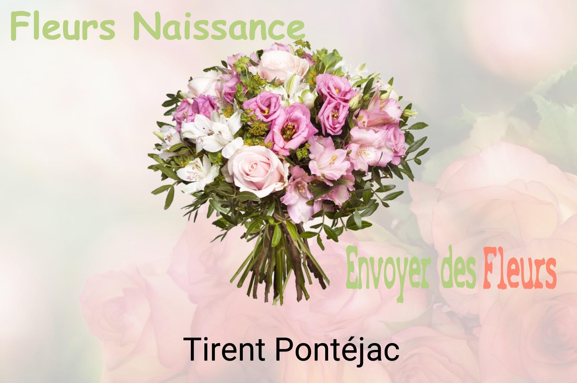 Bouquet de fleurs de naissance livré à Tirent-Pontéjac
