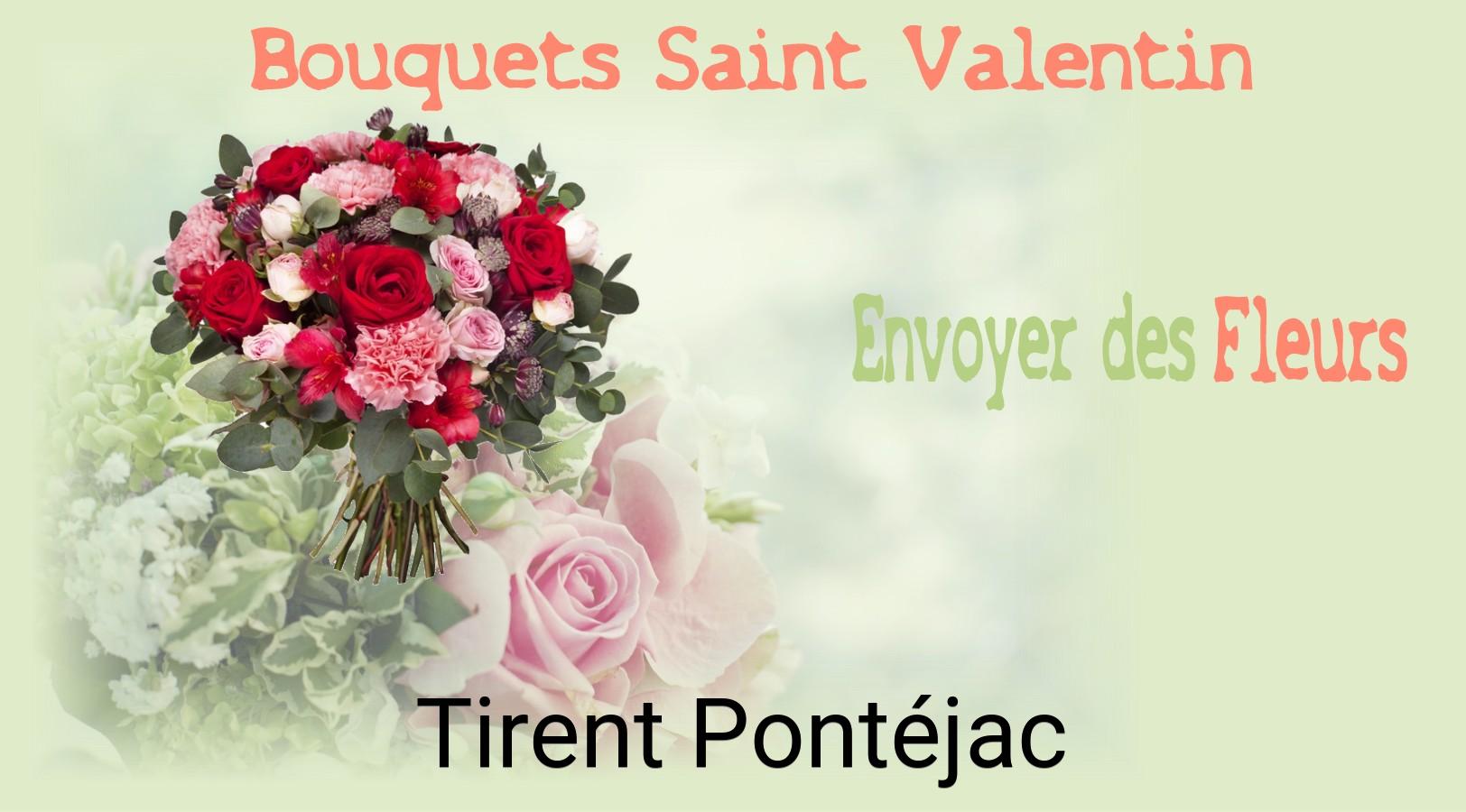 Roses de Saint-Valentin livrées à Tirent-Pontéjac